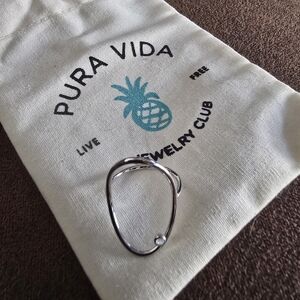 Pura Vida Sleek Silver Ring